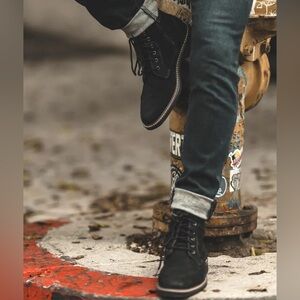 Black Leather Men's Florsheim Norwalk Boots